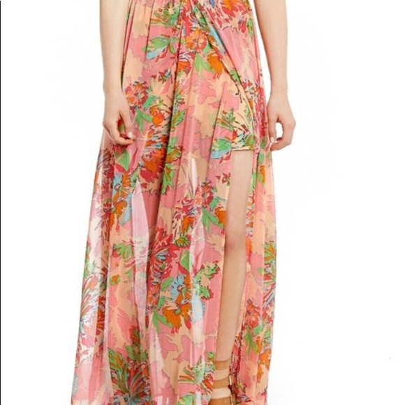 LOW PRICE!! Gianni bini floral maxi skirt - Picture 2 of 6